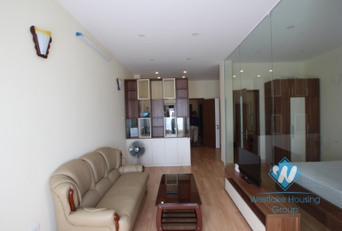 Lake view 01 bedroom apartment rental on Xuan Dieu street, Tay Ho district, Hanoi